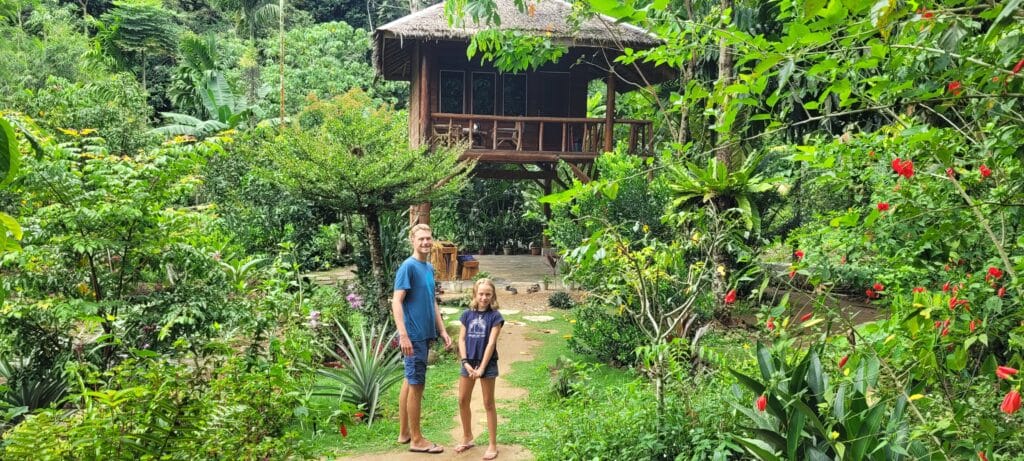 in a community in Sumatra