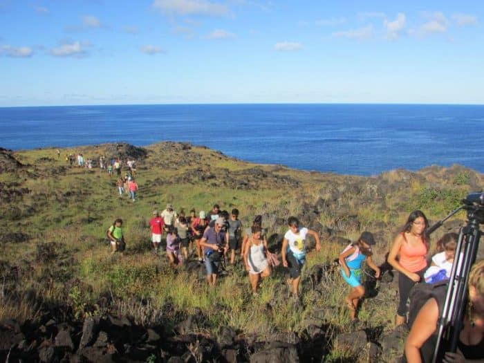 Easter Island volunteers