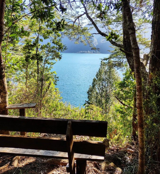 Patagonia turquoise lake