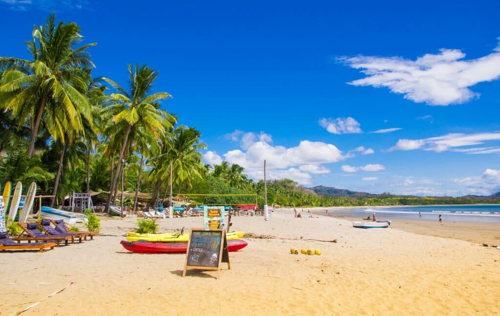 beautiful beach costa rica