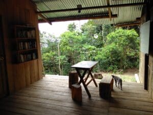 Maison des écovolontaires refuge Amazonie