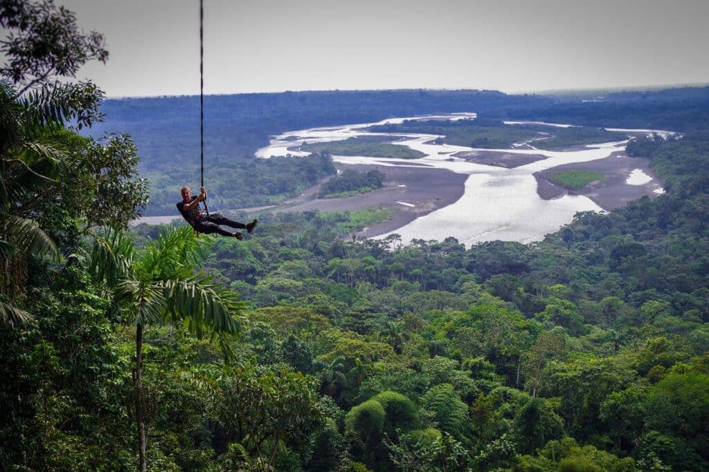 Vue du ciel Amazonie