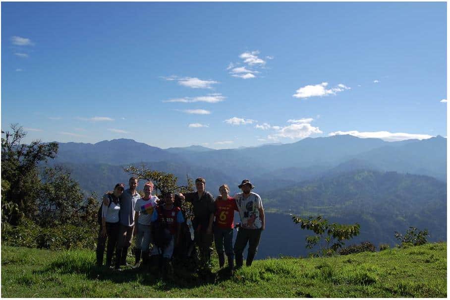 Mountain volunteer Ecuador