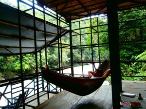 maison dees écovolontaires Pérou Amazonie